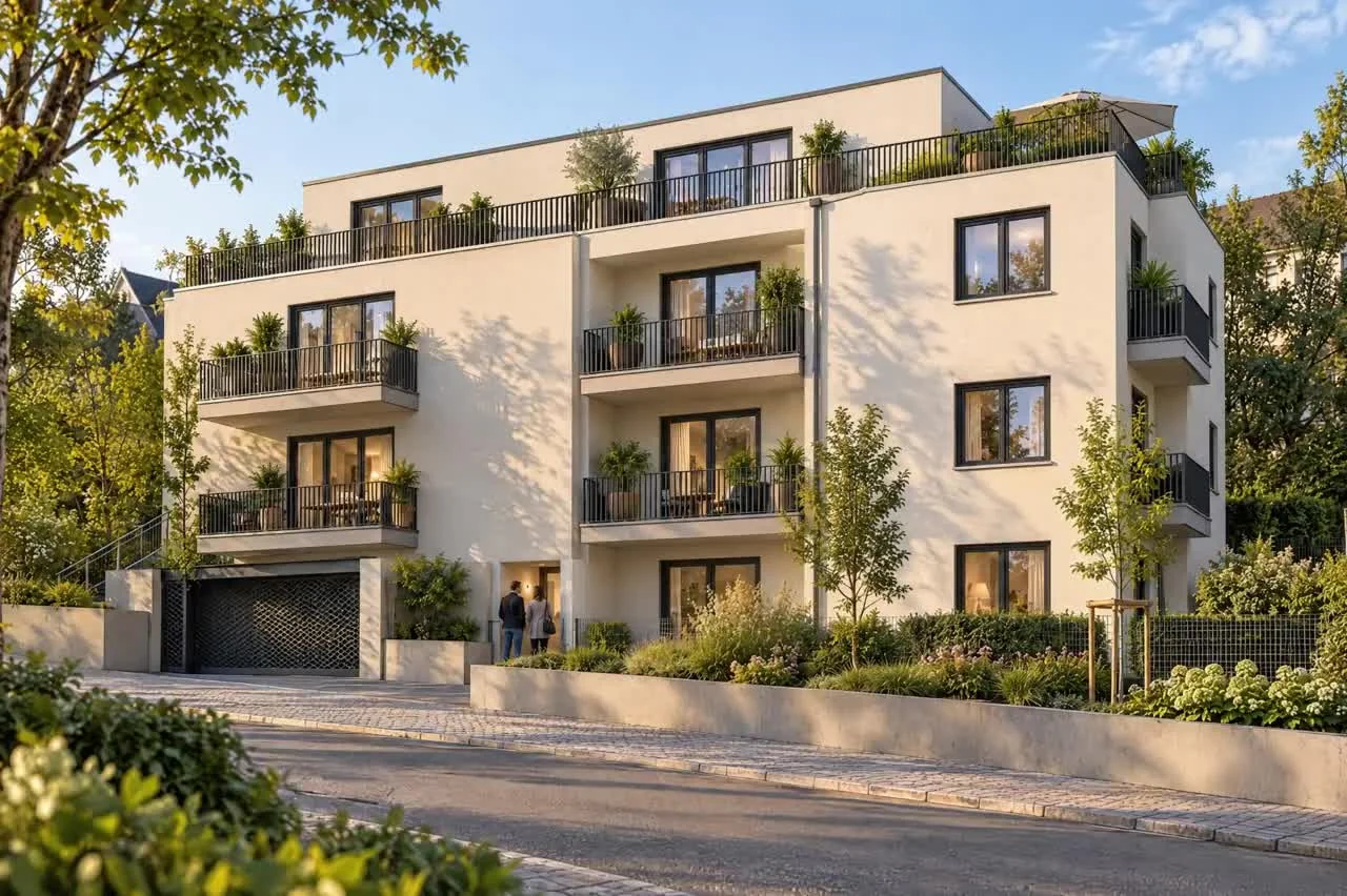 Dolomitenstraße in Wiesbaden-Dotzheim – Architekturvisualisierung